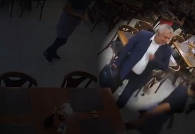 Imagem da noticia Idoso é flagrado furtando celular de dentro de bolsa em restaurante de SP 