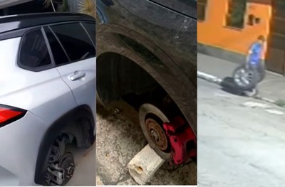 Furto de pneus ocorre a cada 4 horas em São Paulo, aponta SSP