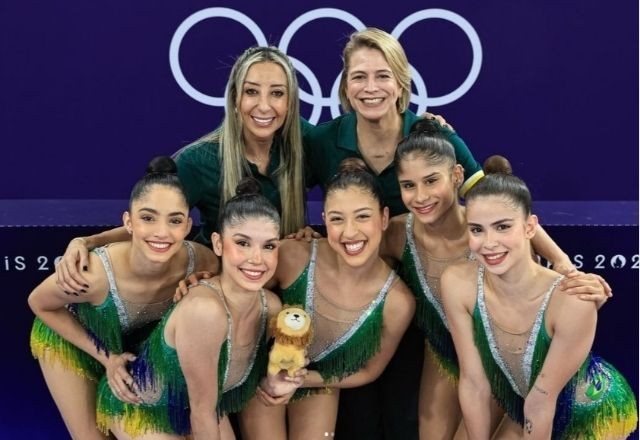 Imagem da noticia Ginasta se machuca, termina prova em lágrimas e Brasil não avança à final da ginástica rítmica