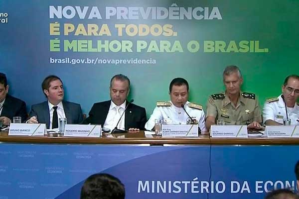 Governo apresenta proposta de Reforma da Previdência dos militares 