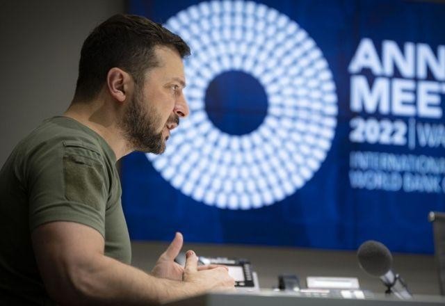 Imagem da noticia "Rússia fala língua do terror", diz Zelensky sobre novos ataques à Ucrânia