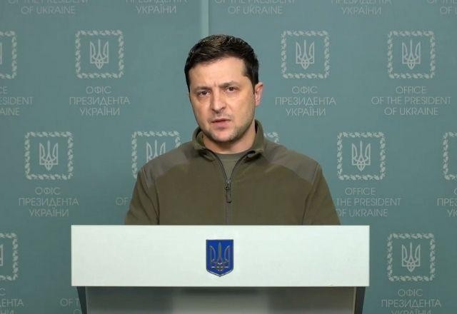 Imagem da noticia Zelensky comenta sobre ataques russos em Donbass: "inferno"
