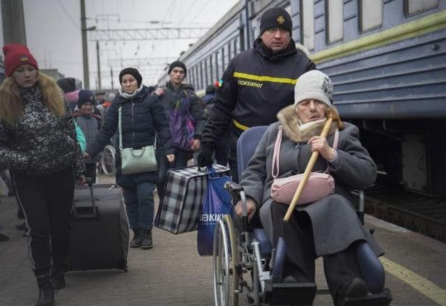 Imagem da noticia Guerra na Ucrânia avança e número de refugiados passa de 16 milhões