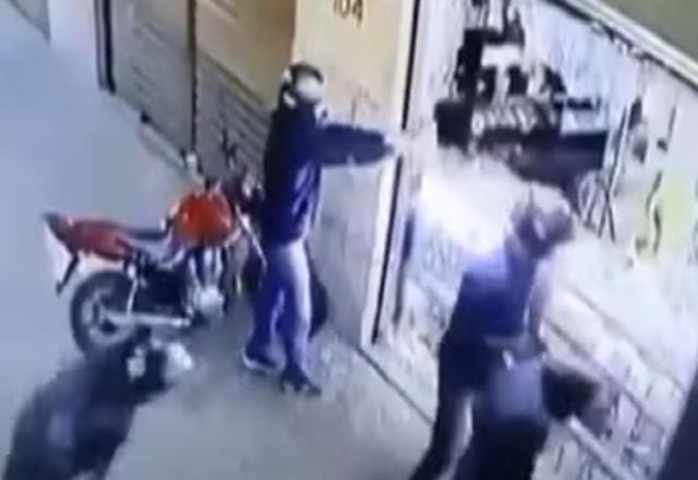 Vídeo: dono de distribuidora de bebidas é executado a tiros