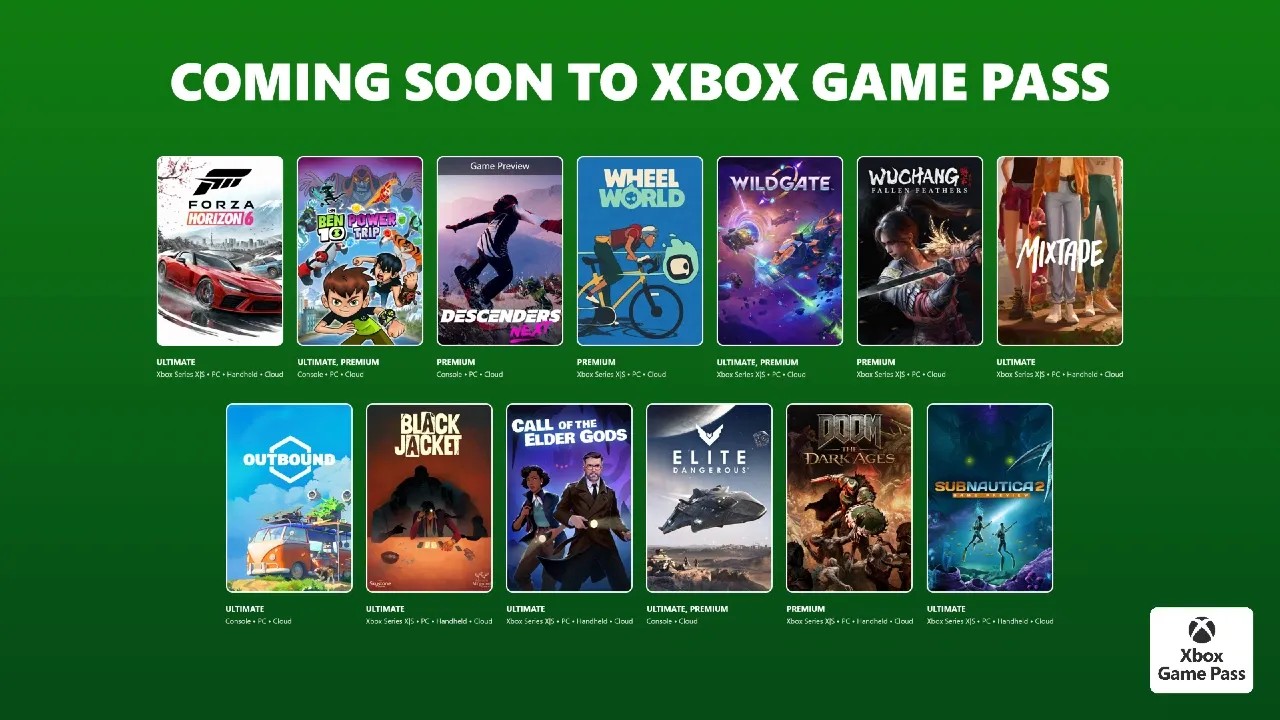 Imagem da noticia 'Xbox Game Pass' em maio: 'Forza Horizon 6', 'Subnautica 2' e novos jogos chegam ao catálogo