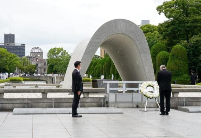 Imagem da noticia Japão realiza homenagem aos mortos no bombardeamento de Hiroshima