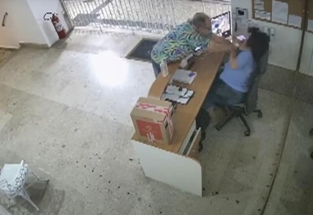 Imagem da noticia Porteira agredida por morador diz estar com medo de voltar a trabalhar