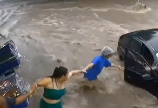 Imagem da noticia Mulher e criança são arrastadas por enxurrada após temporal no Interior de SP