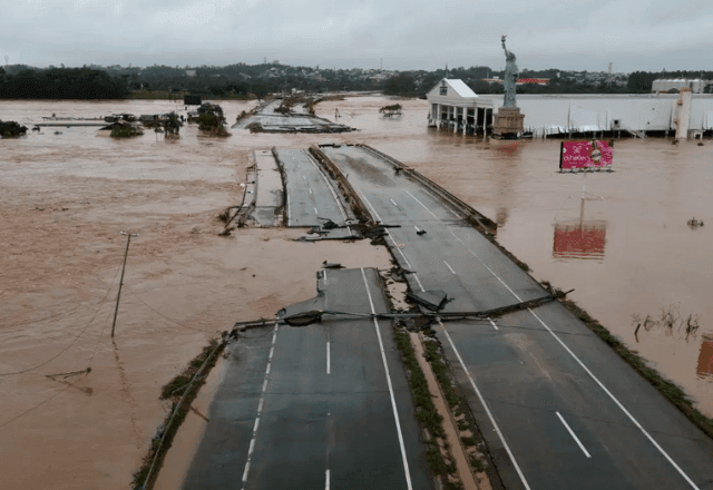 Imagem da noticia SBT News na TV: Cidades do Rio Grande do Sul entram em alerta para novas inundações