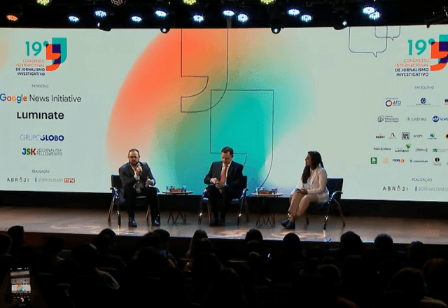 Imagem da noticia Sabatinas de Haddad e Pacheco marcam 2º dia do Congresso da Abraji em São Paulo