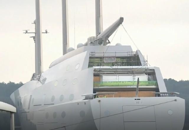 Imagem da noticia Como parte de sanções a russos, Itália apreende maior veleiro do mundo