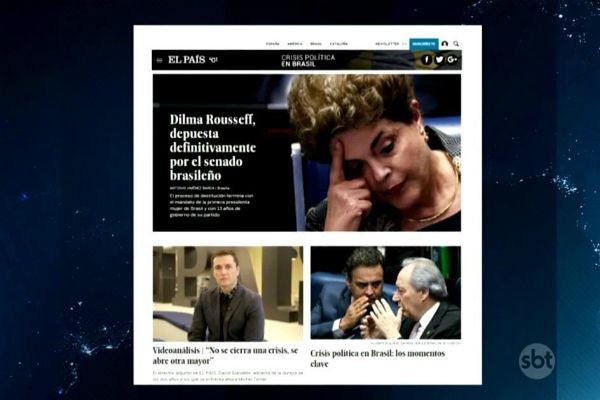 Imagem da noticia Impeachment de Dilma Rousseff foi destaque no mundo inteiro