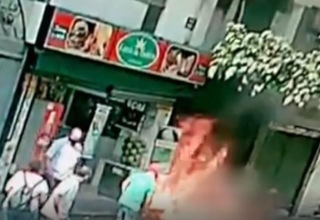 Comerciante ateia fogo em mulher após discussão no centro de São Paulo