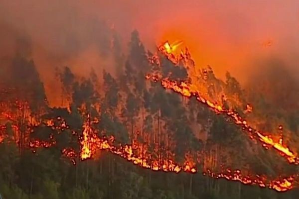 Incêndios florestais deixam ao menos 40 mortos em Portugal e Espanha