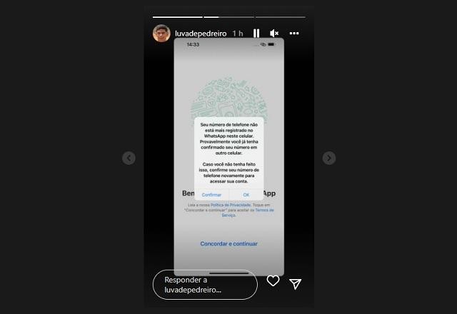 Imagem da noticia Luva de Pedreiro diz que teve WhatsApp hackeado: "Sumiu do meu celular"