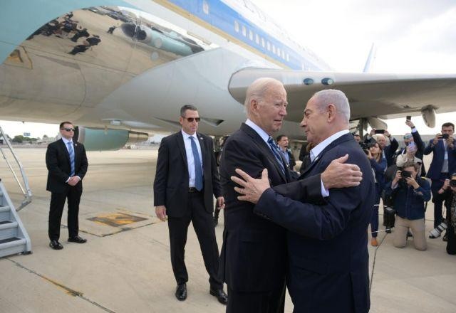Biden desembarca em Israel para debater guerra com Hamas