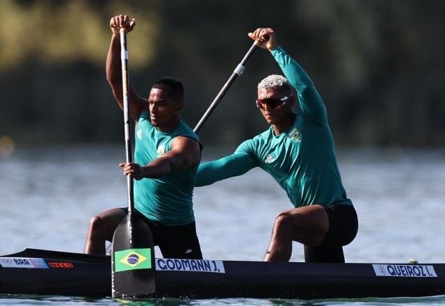 Isaquias e Jacky ficam em último na final do C2 500m da canoagem de velocidade em Paris 2024