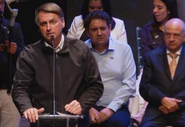 Bolsonaro faz primeiro ato público no 2º turno em Minas Gerais