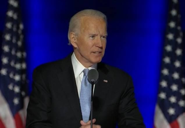 Com discurso apaziguador, Joe Biden fala em superar a Covid-19