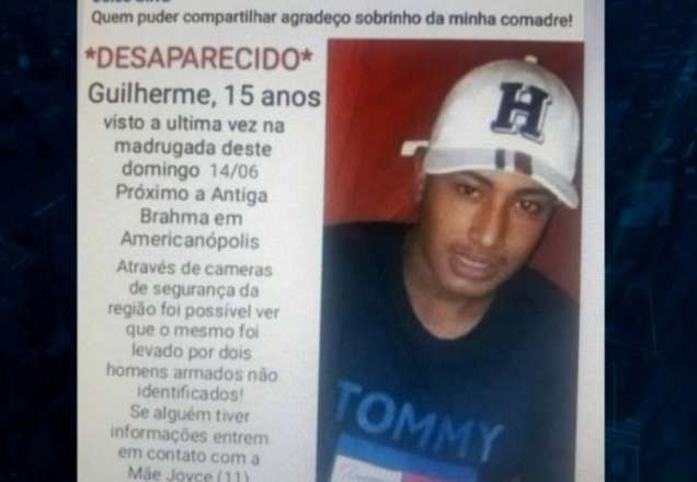 Imagem da noticia Jovem de 15 anos é encontrado morto com tiro no rosto e gera onda de protestos em SP
