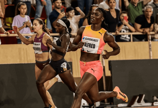 Imagem da noticia Atleta de Santa Lúcia vence 100m rasos feminino e conquista primeira medalha da história do país