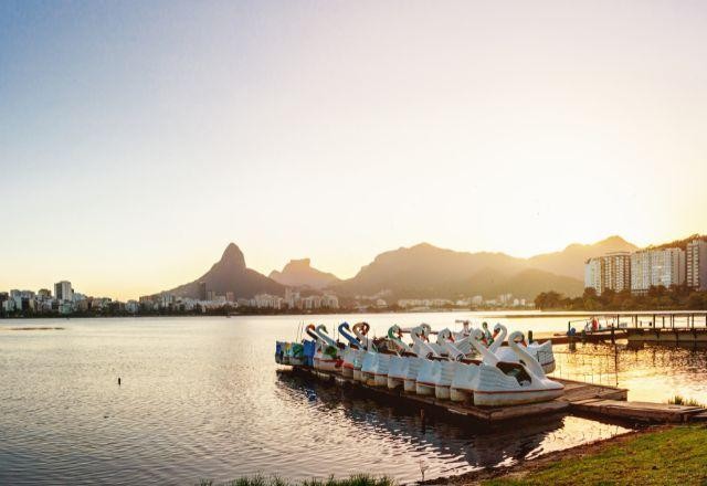 Imagem da noticia Pedale na Lagoa Rodrigo de Freitas, no Rio de Janeiro