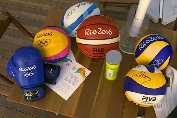 Leilão oferece objetos usados nos Jogos Olímpicos do Rio