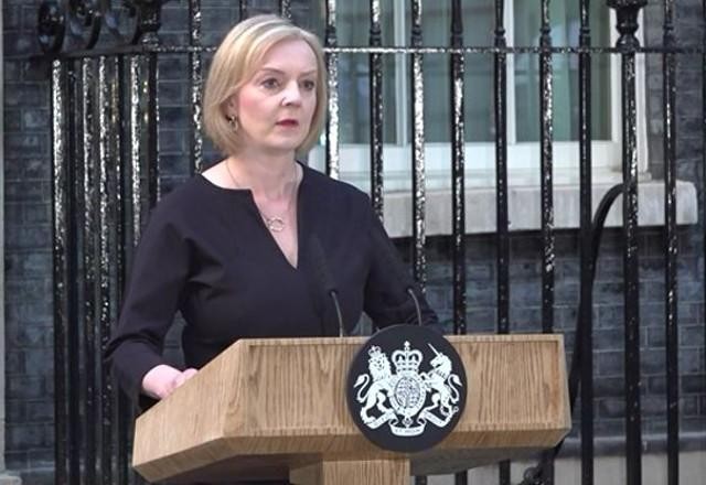 Imagem da noticia Liz Truss renuncia ao cargo de primeira-ministra do Reino Unido