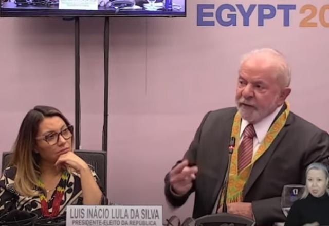 Imagem da noticia "Pra que foguete?"; ricos são criticados por Lula em reunião com indígenas
