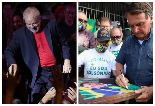 Imagem da noticia Bolsonaro lidera voto "certo" para 2022, mas Lula tem menor rejeição