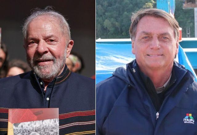 Agregador de pesquisas mostra Lula com média de 46,5%; Bolsonaro, 33%