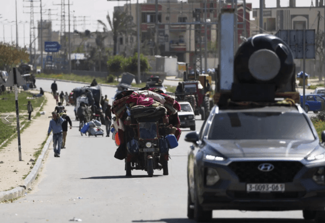 Imagem da noticia Israel ordena saída de palestinos de Rafah e sinaliza ofensiva em Gaza