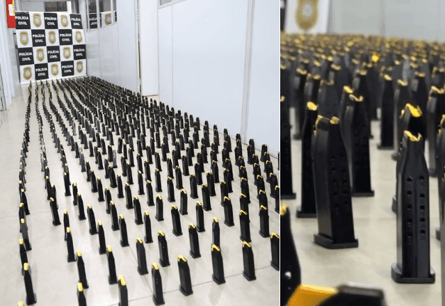 Imagem da noticia Polícia apreende 1.820 carregadores de pistola e frustra venda para facção criminosa