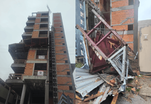 Imagem da noticia Queda de elevador em obra deixa três mortos e dois feridos em Santa Catarina