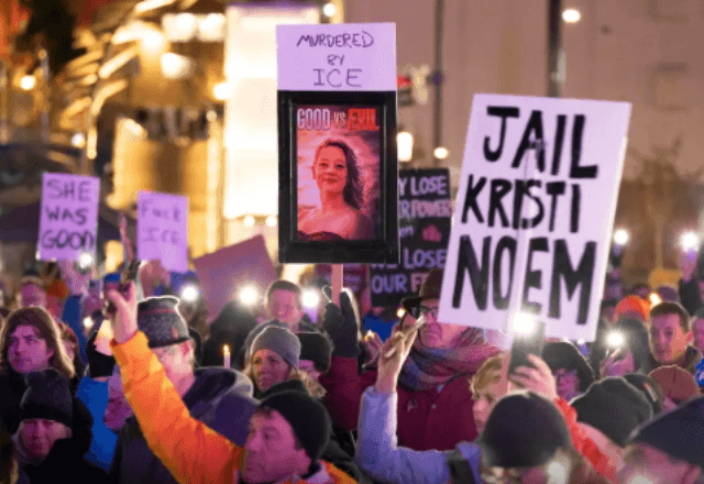 Imagem da noticia Moradores dos EUA protestam contra assassinato de norte-americana por agentes da imigração