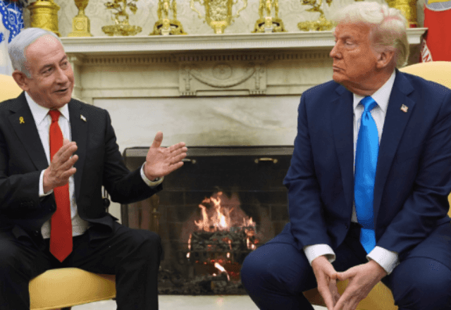 Imagem da noticia Trump recebe Netanyahu na Casa Branca para discutir tarifas
