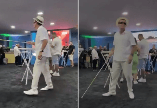 Imagem da noticia Prefeito Eduardo Paes é flagrado imitando pessoas cegas em camarote da Sapucaí; veja