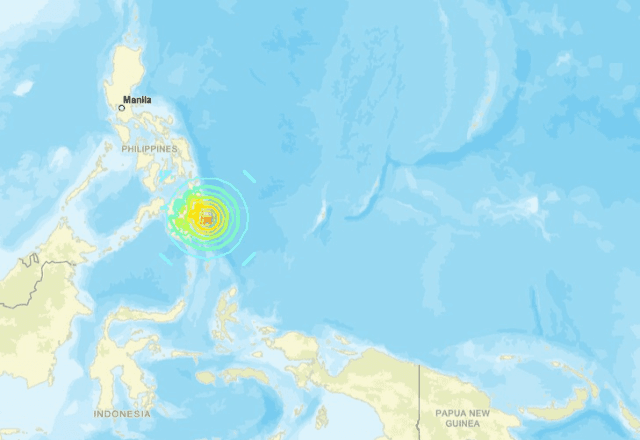 Imagem da noticia Terremoto de magnitude 7,6 atinge as Filipinas; há risco de tsunami