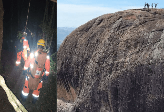 Imagem da noticia Mulher morre ao praticar rapel na Pedra do Elefante, em Minas