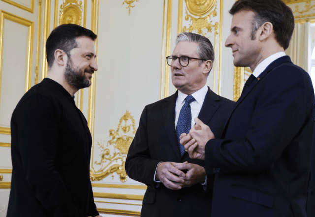 Imagem da noticia Líderes europeus se reúnem na França para discutir segurança da Ucrânia