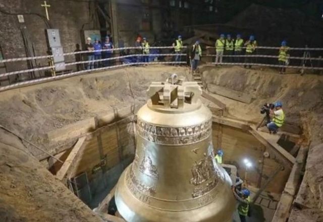 Imagem da noticia Maior sino do mundo pesa 55 toneladas e está no Brasil
