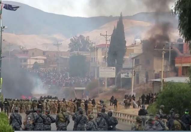 Imagem da noticia Manifestações a favor de Evo Morales terminam com 9 pessoas mortas