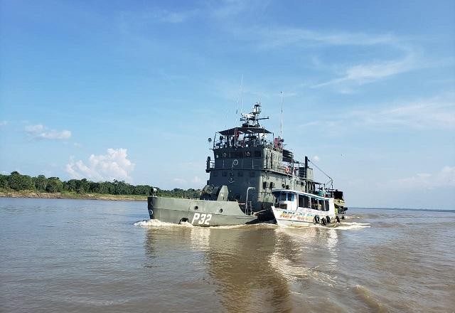 Imagem da noticia Marinha apreende mais de 1,3 tonelada de drogas durante operação no Rio Solimões