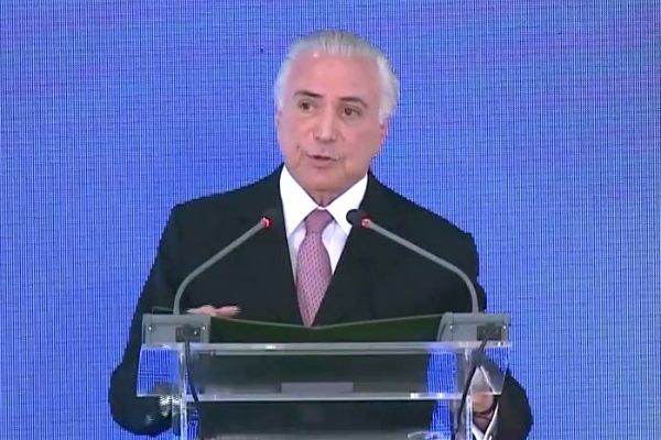 Imagem da noticia Michel Temer defende os avanços do seu governo em cerimônia