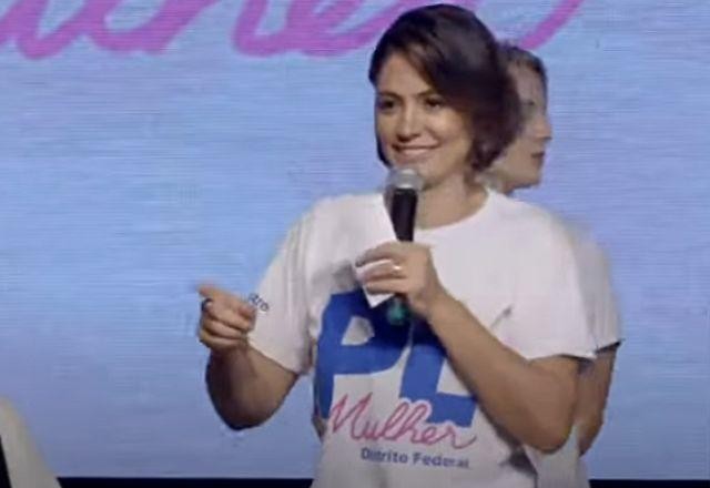 Imagem da noticia Michelle Bolsonaro diz ser alvo de "narrativas para assassinar" sua reputação