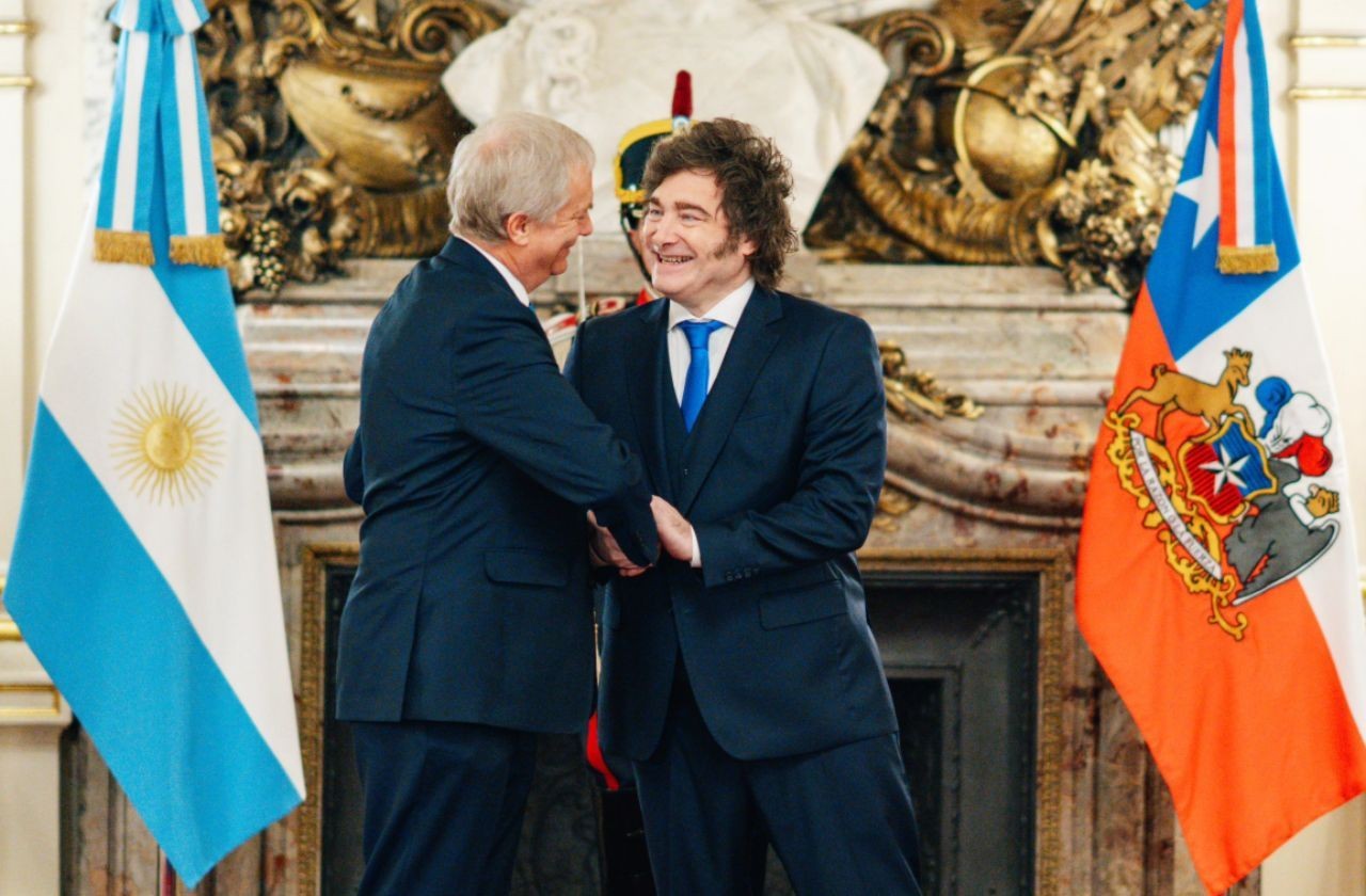 Imagem da noticia Presidente do Chile se reúne com Milei e apoia extradição de ex-guerrilheiro chileno