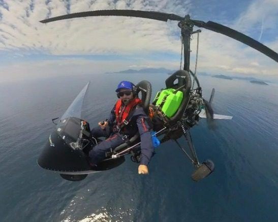 Imagem da noticia Empresário morre horas após pouso forçado de ultraleve no mar