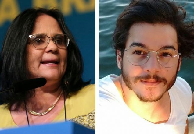 Imagem da noticia Ministra Damares não poupa elogios à aparência do deputado Túlio Gadêlha