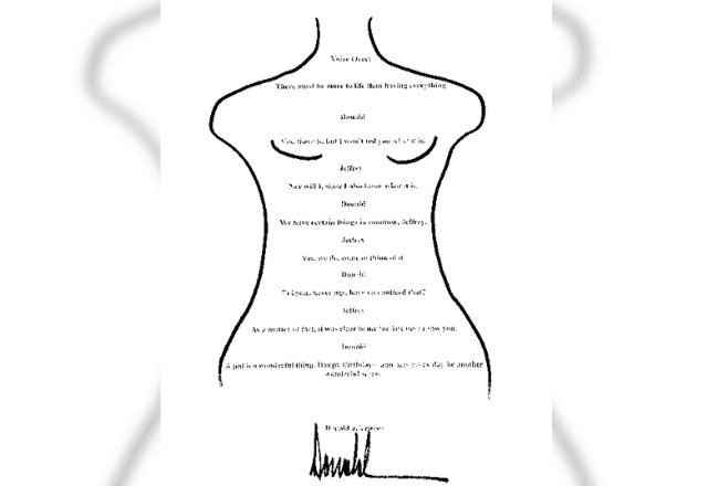 Imagem da noticia Casa Branca nega que Trump tenha assinado carta a Epstein