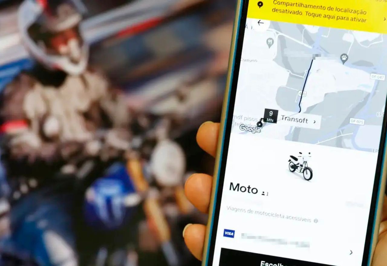 Imagem da noticia Prefeitura de SP multa Uber em quase R$ 400 mil por uso de motos em transporte de passageiros